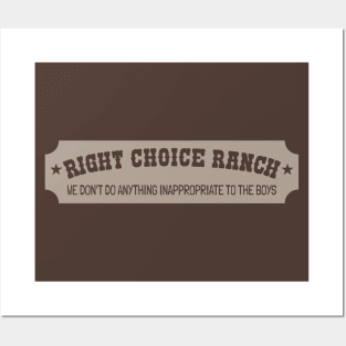 Right Choice Ranch Posters and Art